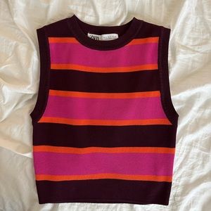 Striped Crop Top